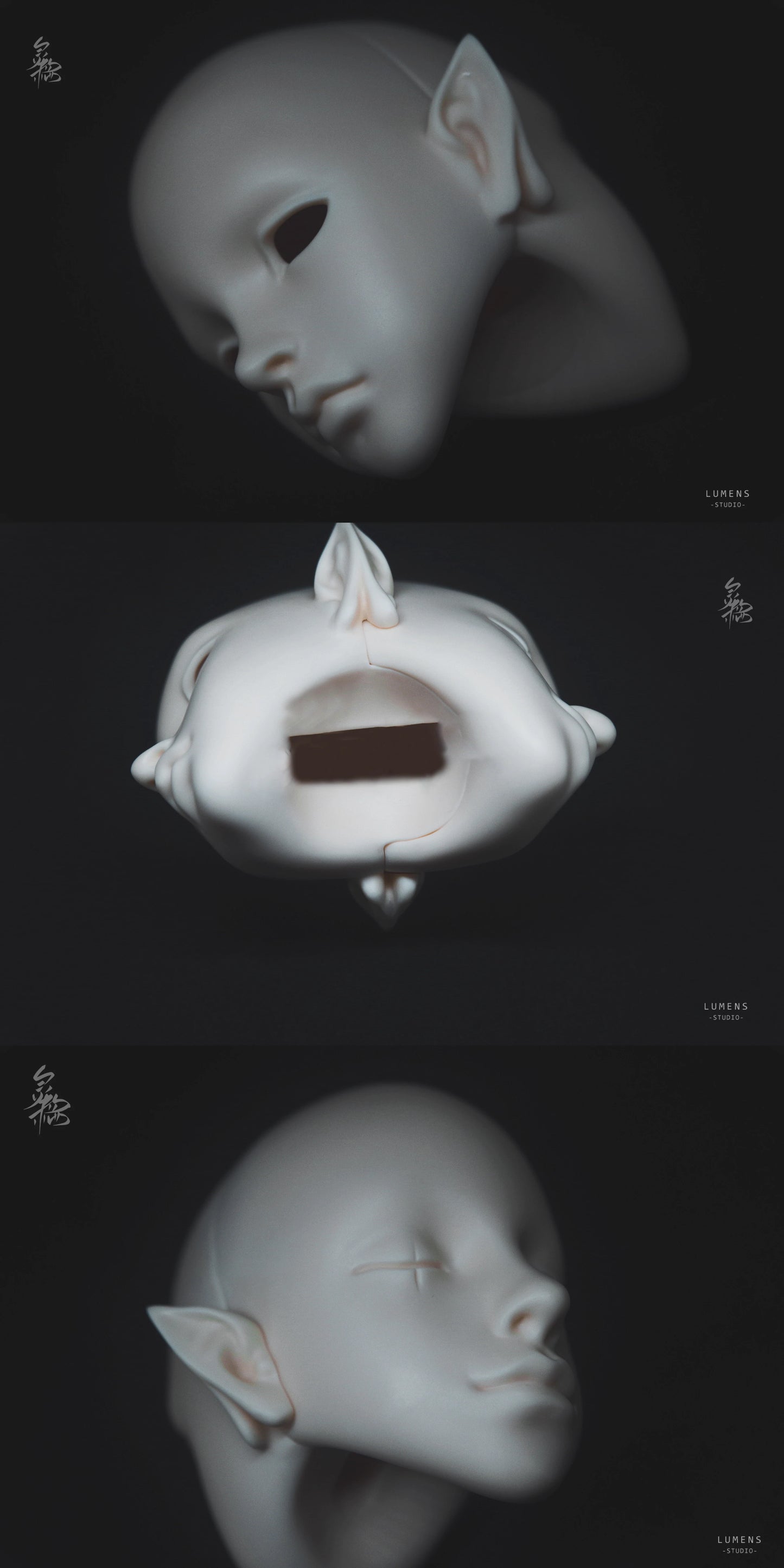 58cm BJD - Moon Shadow(Two Faces)